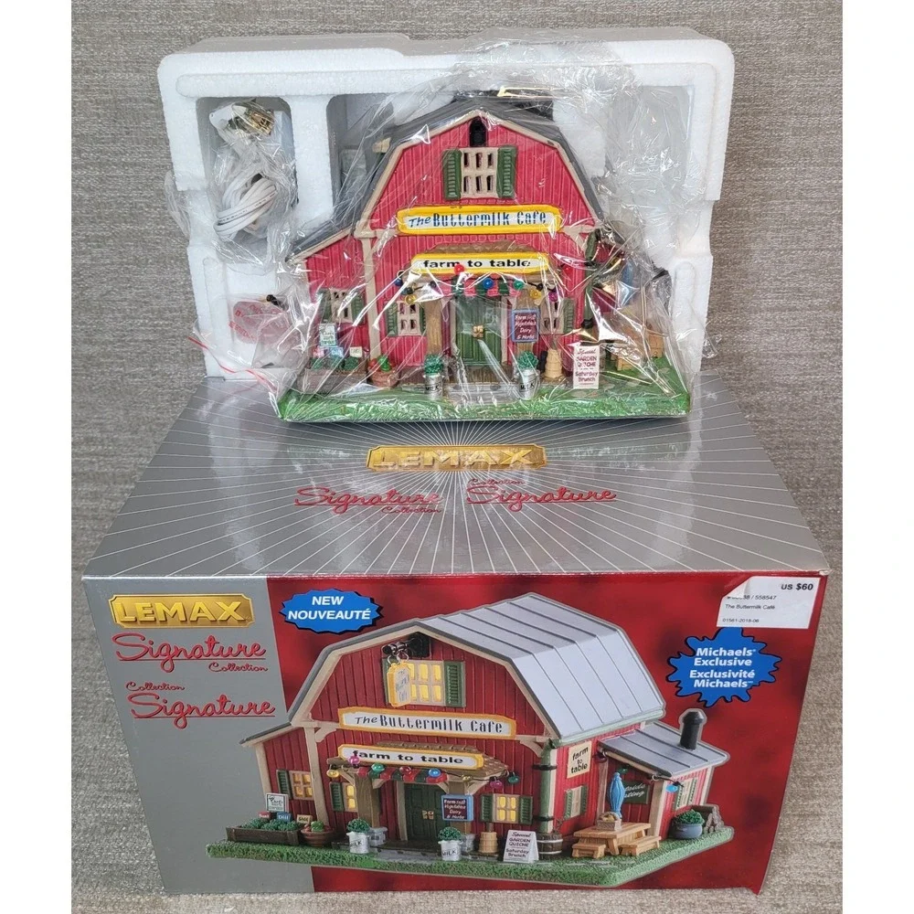 Lemax Signature Collection 2018 The Buttermilk Cafe #85388‎ New in Box Christmas